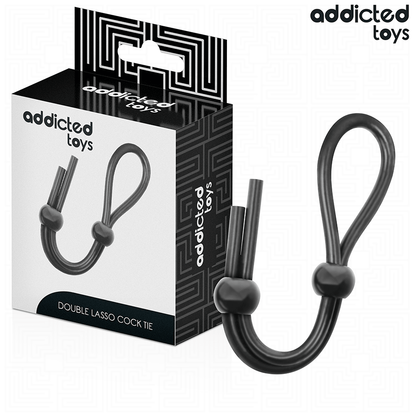 ADDICTED TOYS - Corde en silicone pour l'anneau pénien double boucle