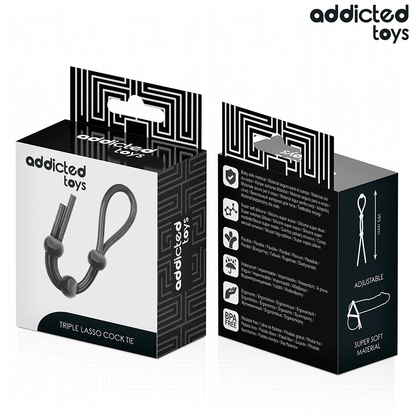ADDICTED TOYS - CORDE EN SILICONE POUR LA TRIPLE BOUCLE PÉNIS
