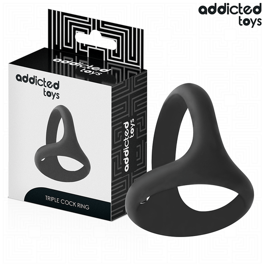ADDICTED TOYS - ANNEAU TRIPLE POUR PÉNIS