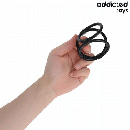 ADDICTED TOYS - ANNEAU TRIPLE POUR PÉNIS