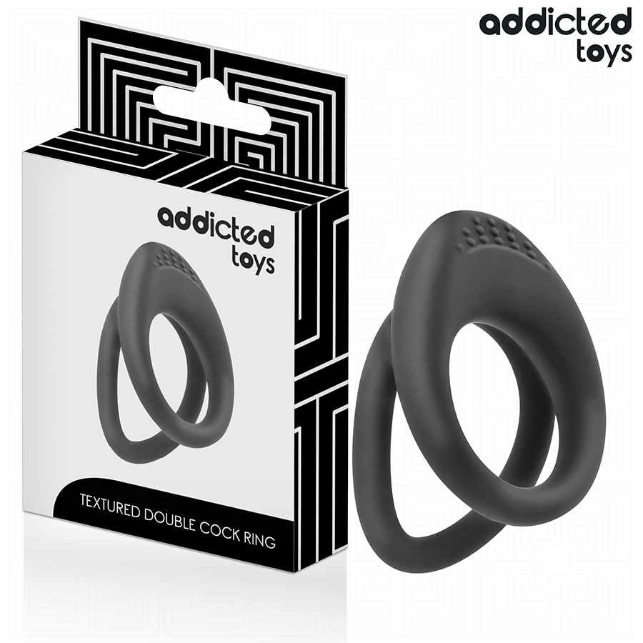 ADDICTED TOYS - DOUBLE TEXTURED PENIS RING