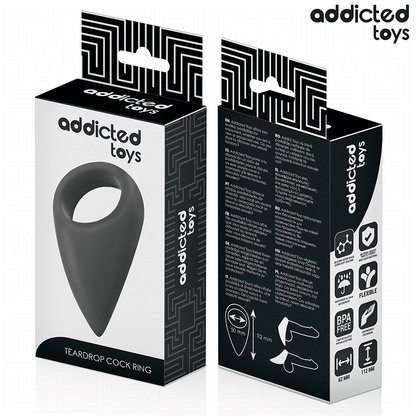 ADDICTED TOYS - TEAR SHAPED PENIS RING