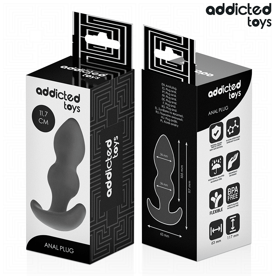 ADDICTED TOYS - ANAL PLUG SILICONA TAMAÑO L 11,7 CM