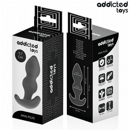 ADDICTED TOYS - ANAL PLUG SILICONA TAMAÑO L 11,7 CM