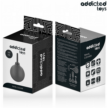 ADDICTED TOYS - LIMPIADOR ANAL DE VIAJE TAMAÑO M 160 ML