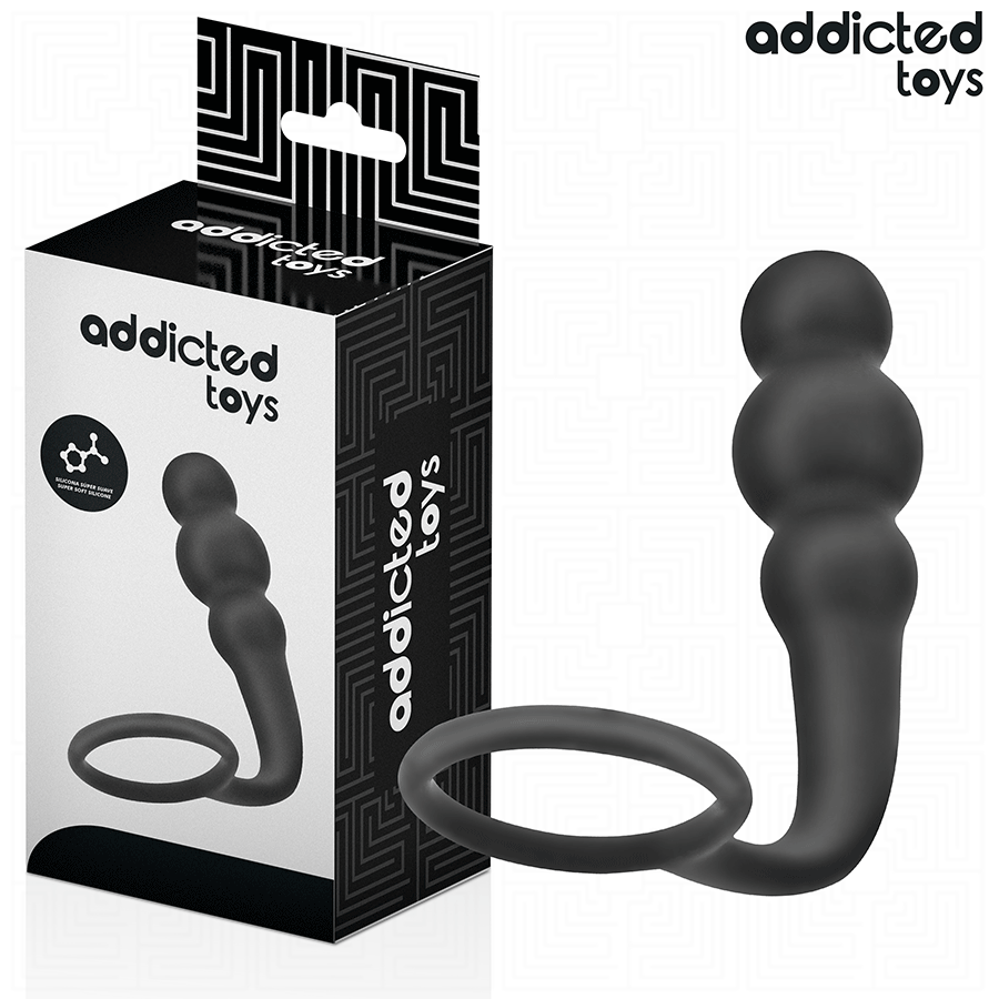 ADDICTED TOYS - PLUG ANAL AVEC ANNEAU MODÈLE SILICONE 1
