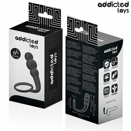 ADDICTED TOYS - PLUG ANAL AVEC ANNEAU MODÈLE SILICONE 1