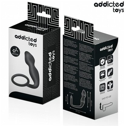 ADDICTED TOYS - PLUG ANAL AVEC ANNEAU MODÈLE 2 EN SILICONE