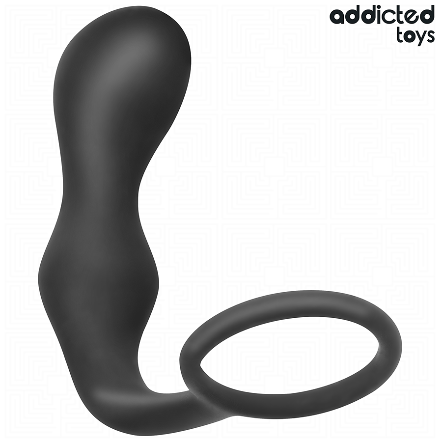 ADDICTED TOYS - TAPÓN ANAL CON ANILLO MODELO 3 DE SILICONA