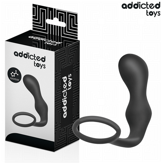 ADDICTED TOYS - ANAL PLUG WITH RING SILICONE MODEL 3