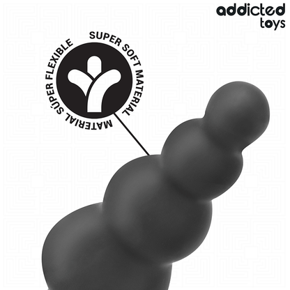 ADDICTED TOYS - PLUG ANAL AVEC ANNEAU SILICONE MODÈLE 5