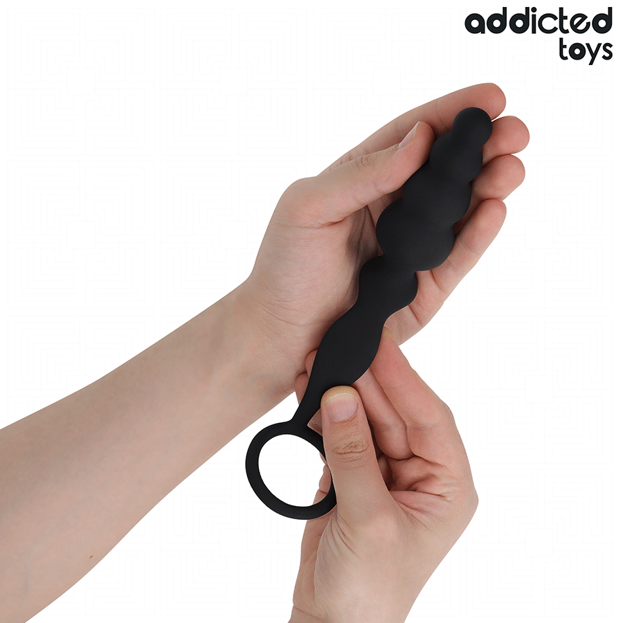 ADDICTED TOYS - PLUG ANAL AVEC ANNEAU SILICONE MODÈLE 5