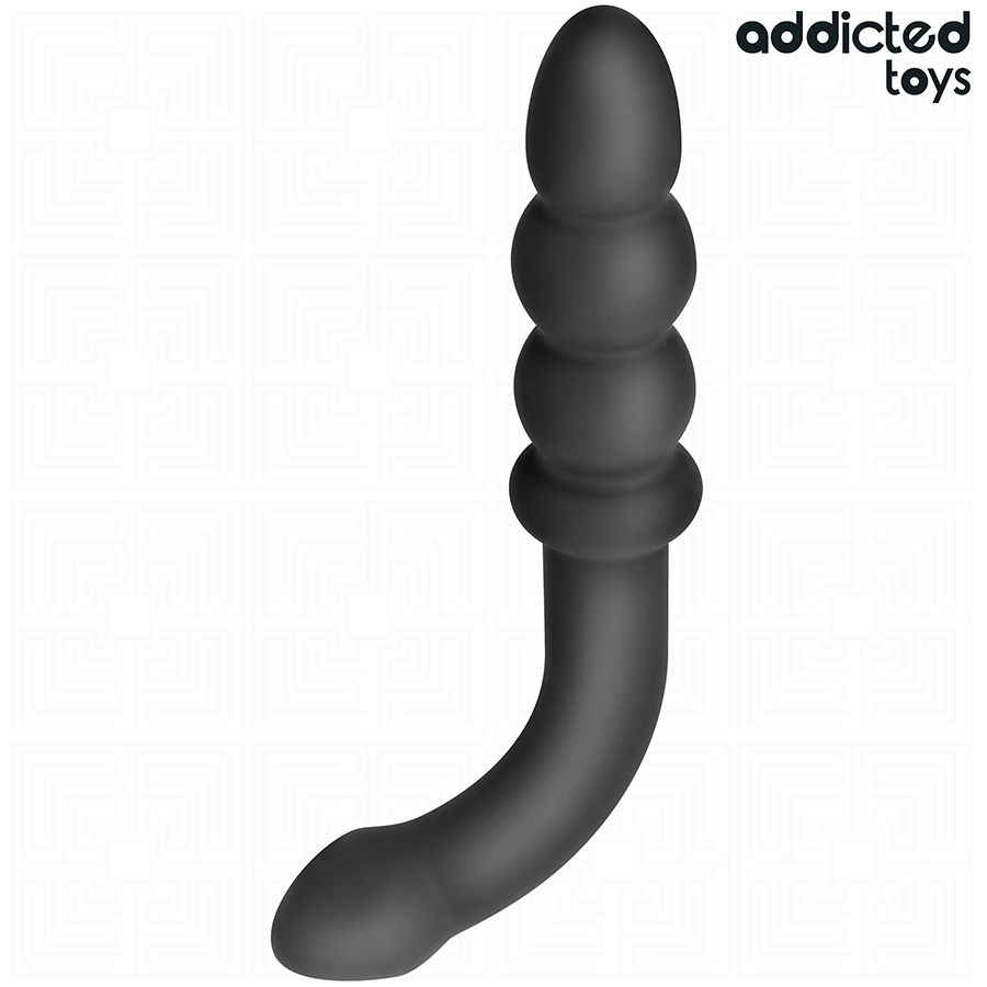 ADDICTED TOYS - DOUBLE STIMULATEUR ANAL EN SILICONE 16,5 CM