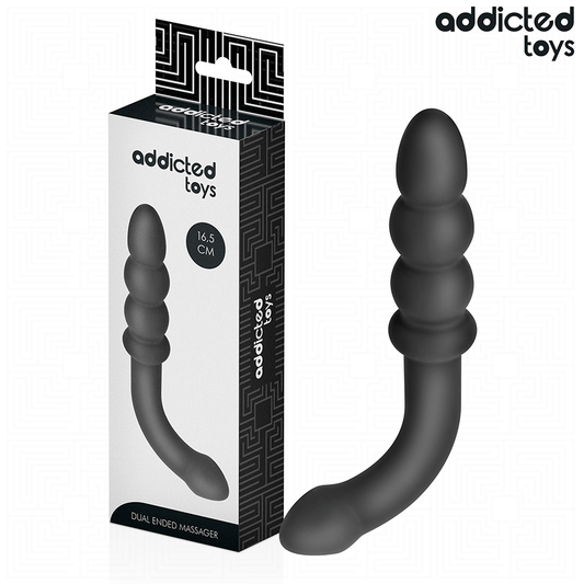 ADDICTED TOYS - DOUBLE STIMULATEUR ANAL EN SILICONE 16,5 CM