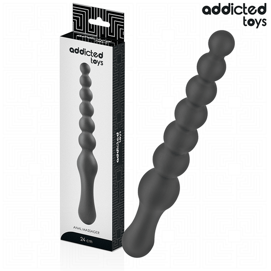 ADDICTED TOYS - MASAJEDOR ANAL DOBLE DE SILICONA 24 CM