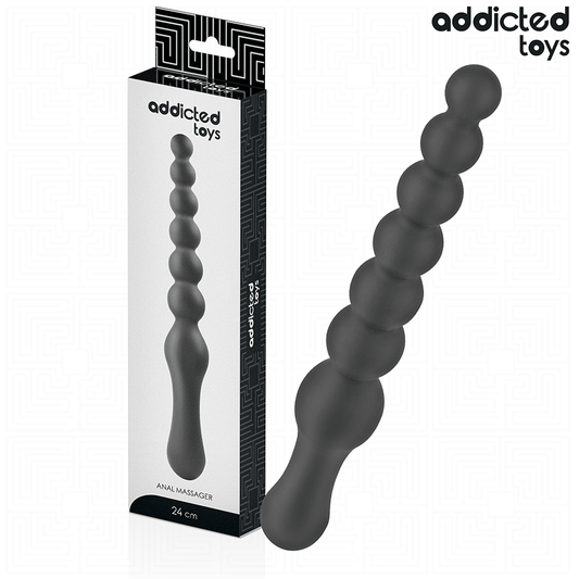 ADDICTED TOYS - DOUBLE ANAL MASSAGER SILICONE 24 CM