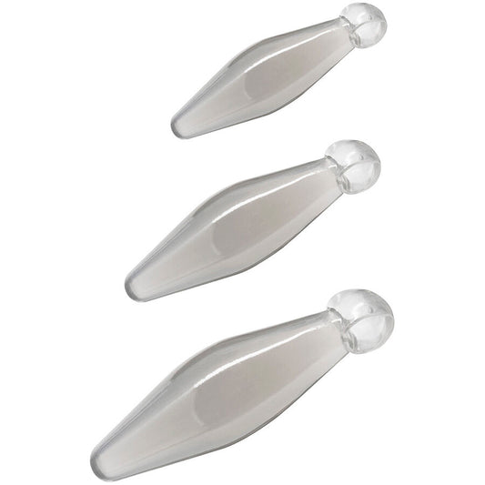 TOYJOY - ANAL PLAY 3-PIECE TRANSPARENT FINGER RIMMER