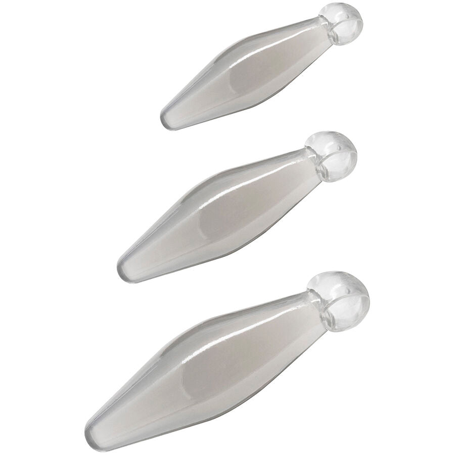TOYJOY - ANAL PLAY 3-PIECE TRANSPARENT FINGER RIMMER