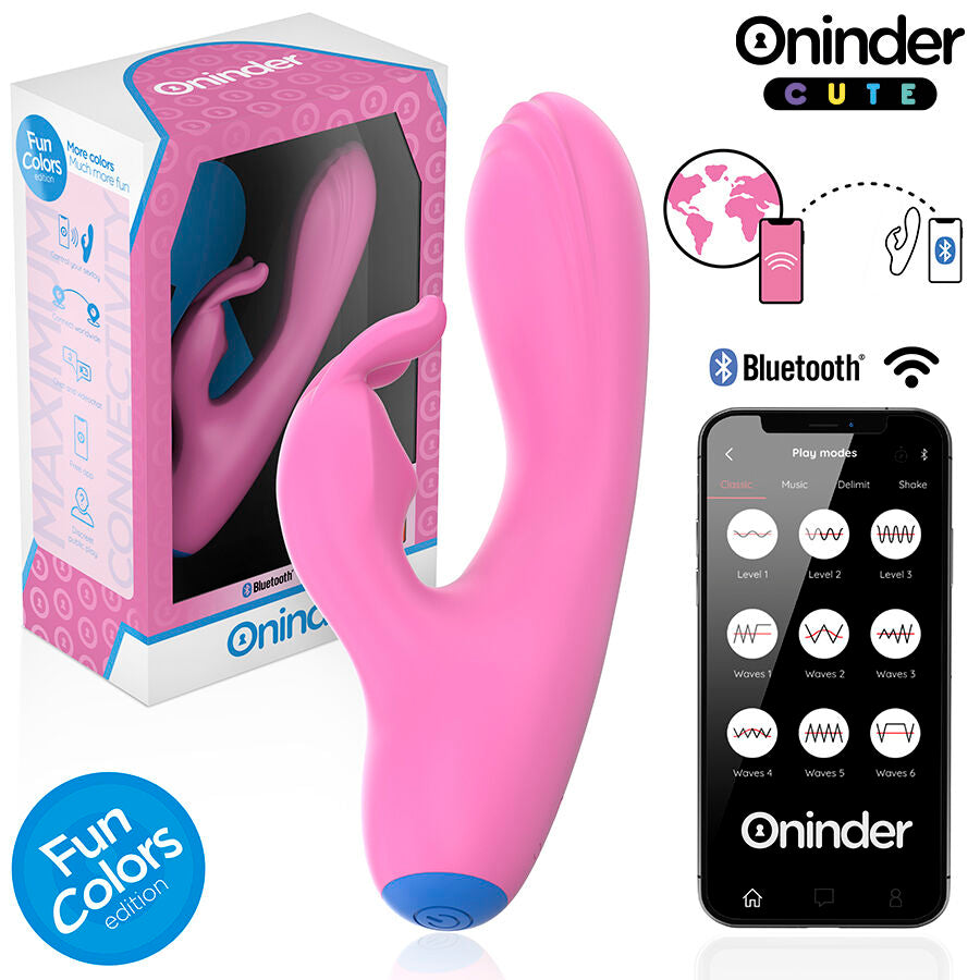 ONINDER CUTE - VIBRADOR CONEJITO PARA PUNTO G Y CLÍTORIS - ENVÍO MUNDIAL GRATUITO