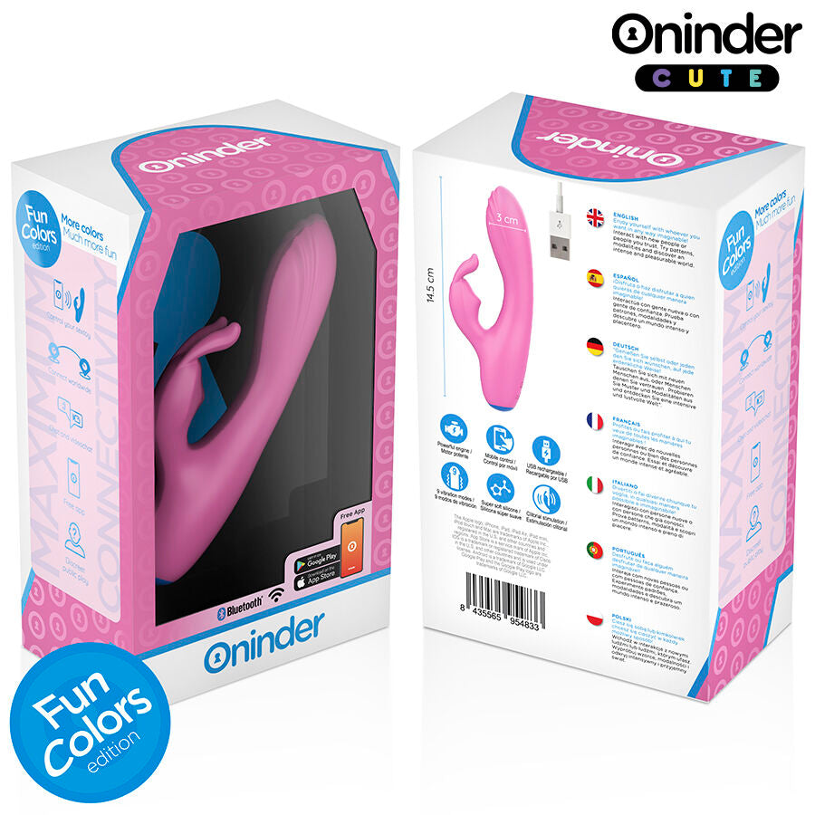 ONINDER CUTE - VIBRADOR CONEJITO PARA PUNTO G Y CLÍTORIS - ENVÍO MUNDIAL GRATUITO