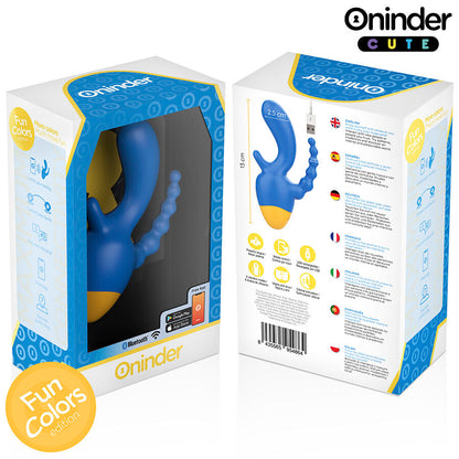 ONINDER CUTE - LOVE 3 SOME TRIPLE VIBRATOR - FREE WORLDWIDE APP
