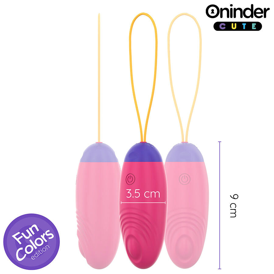 ONINDER CUTE - LOVE PLEASURE VIBRO-WAVE TAPPING SILICONE EGG - FREE WORLDWIDE APP