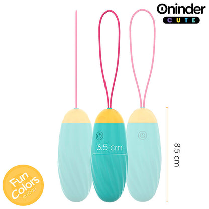 ONINDER CUTE - ŒUF VIBRANT PLAISIR LOVE - PIERRES ROTATIVES EN SILICONE - APPLICATION GLOBALE GRATUITE