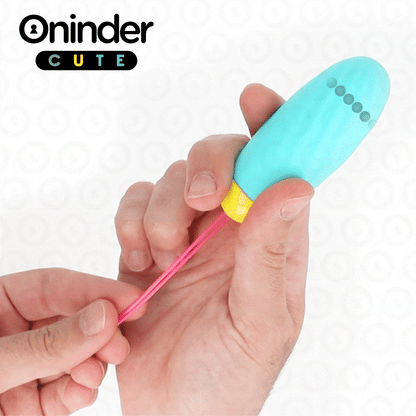 ONINDER CUTE - ŒUF VIBRANT PLAISIR LOVE - PIERRES ROTATIVES EN SILICONE - APPLICATION GLOBALE GRATUITE