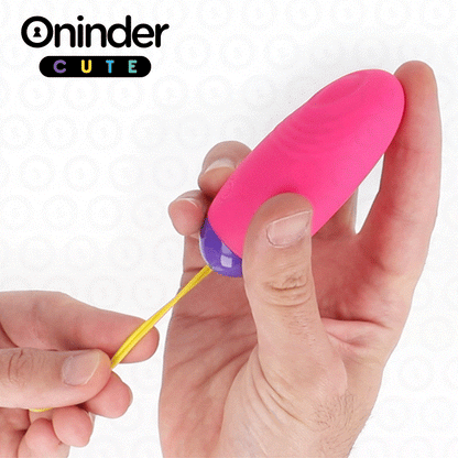 ONINDER CUTE - ŒUF VIBRANT ET TAPOTANT EN SILICONE LOVE PLEASURE VIBRO-WAVE - APPLICATION MONDIALE GRATUITE