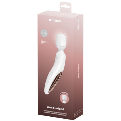 SATISFYER - WAND ERLAND VIBRATING MASSAGER WHITE