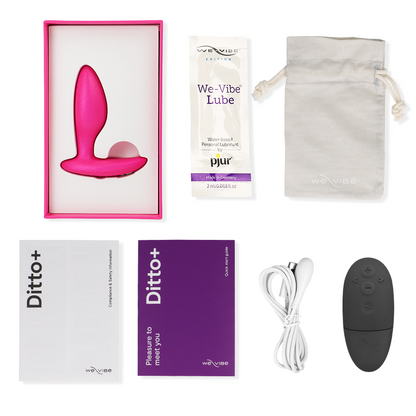 WE-VIBE - DITTO+ ANAL PLUG VIBRATOR PINK