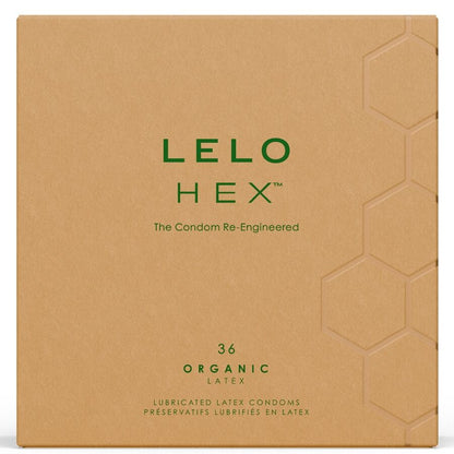 LELO - HEX ORGANIC CONDOM BOX 36 UNITS