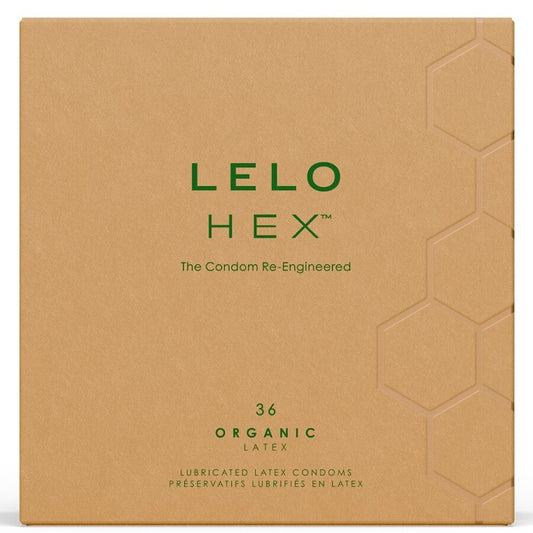 LELO - HEX ORGANIC CONDOM BOX 36 UNITS