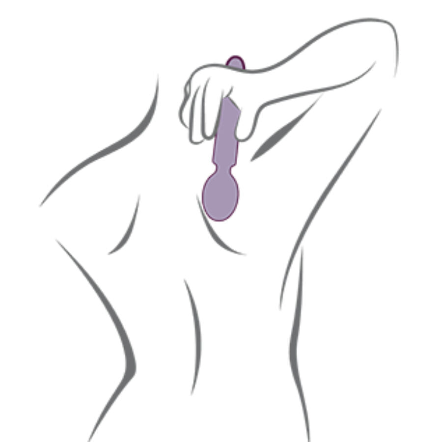 ROCKS- OFF - ORIEL FLEXIBLE WAND VIBRATOR FUCHSIA