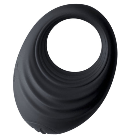 ROCKS-OFF - SPIRE BLACK VIBRATING PENIS RING