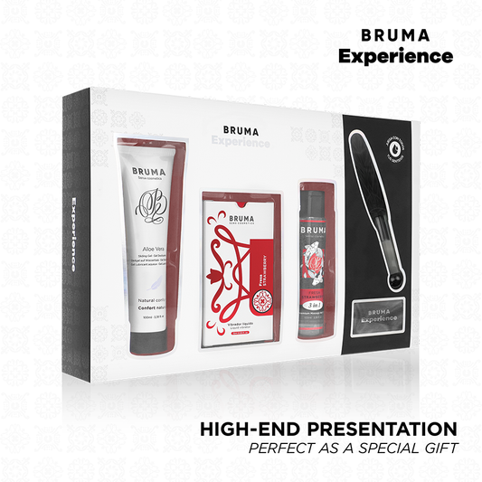 BRUMA XPERIENCE - SWEET STRAWBERRY VIBRO-ORGASMIC TEMPTATION KIT