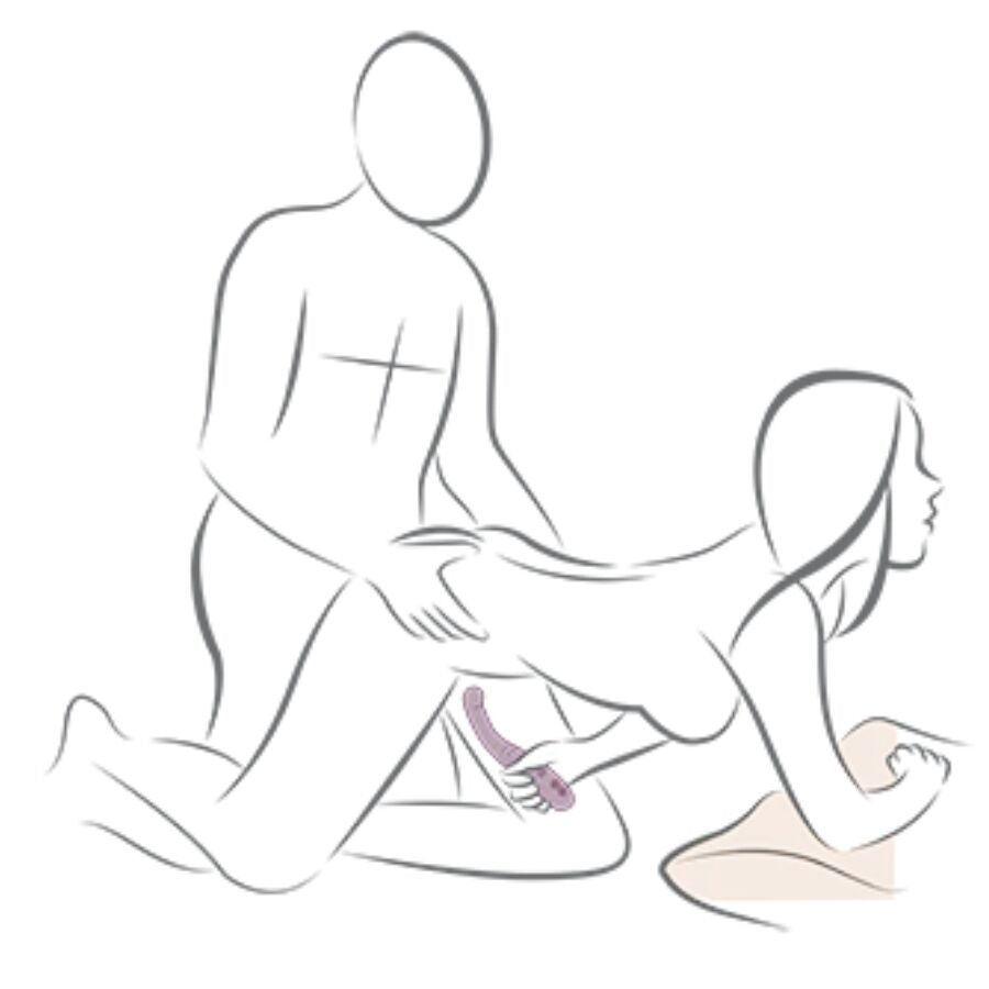 ROCKS-OFF - GEMINI DUAL VIBRATOR G-SPOT CLITORIS STIMULATOR PURPLE