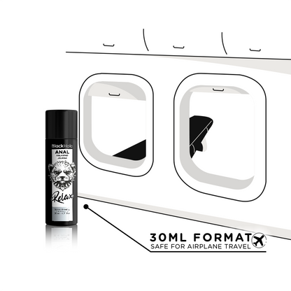 BLACK HOLE - RELAJANTE ANAL DE JOJOBA, BASE DE SILICONA, 30 ML