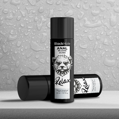 BLACK HOLE - RELAJANTE ANAL DE JOJOBA, BASE DE SILICONA, 30 ML