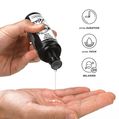 BLACK HOLE - LUBRICANTE ANAL RELAJANTE A BASE DE SILICONA CON JOJOBA 100 ML