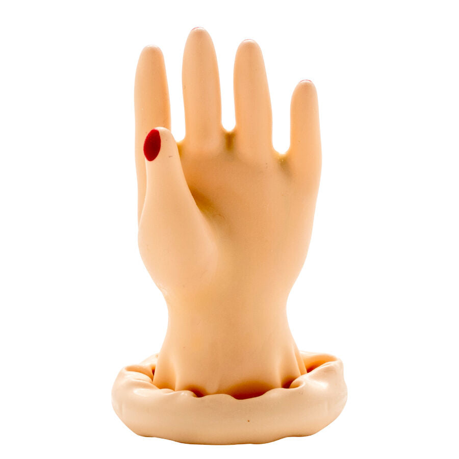 CONDOMERIE - HANDPAINTED NOVELTY CONDOMS HAND MODEL 1