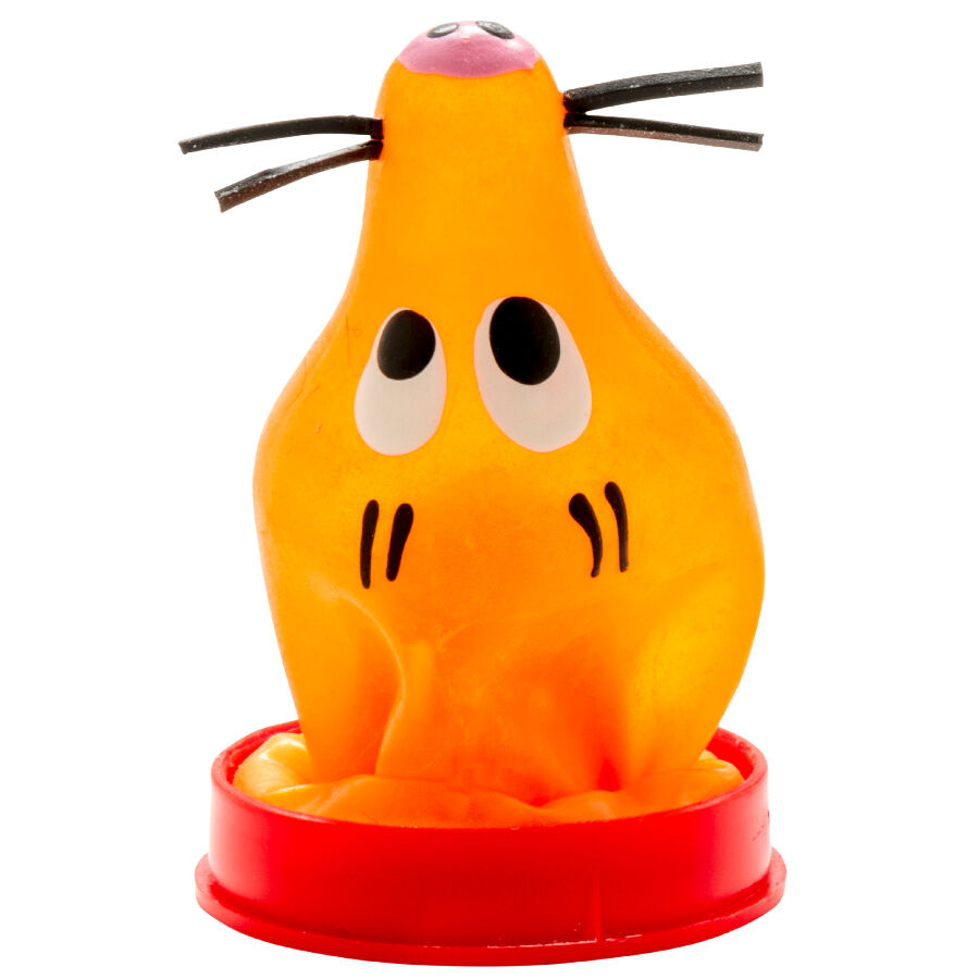 CONDOMERIE - HANDPAINTED NOVELTY CONDOMS FOX GLUED