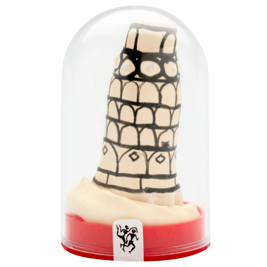 CONDOMERIE - HANDPAINTED NOVELTY CONDOMS PISA TOWER