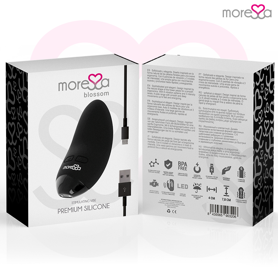 MORESSA - VIBRO-STIMULATEUR FLEUR NOIRE