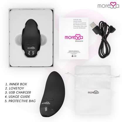 MORESSA - VIBRO-STIMULATEUR FLEUR NOIRE