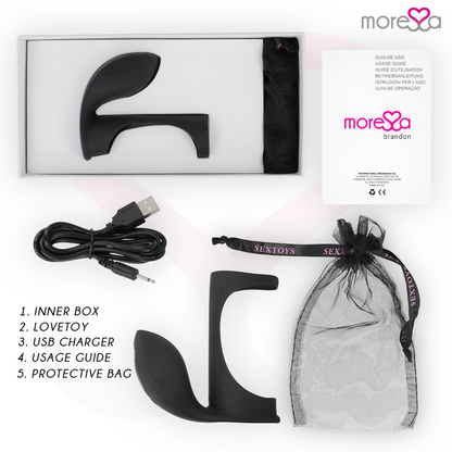 MORESSA - ANILLO VIBRADOR BRANDON CON CUBIERTA