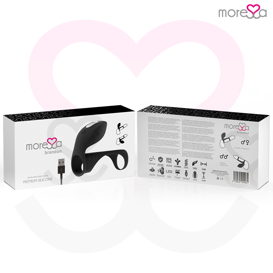 MORESSA - ANILLO VIBRADOR BRANDON CON CUBIERTA