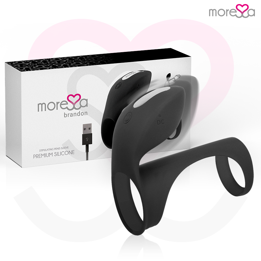MORESSA - ANILLO VIBRADOR BRANDON CON CUBIERTA