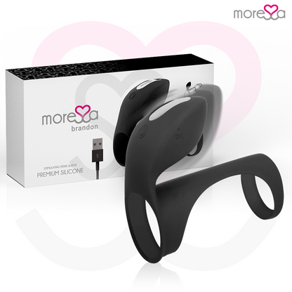 MORESSA - ANILLO VIBRADOR BRANDON CON CUBIERTA