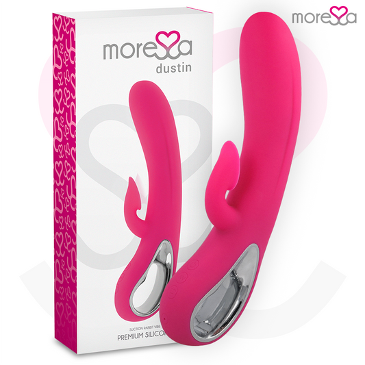MORESSA - DUSTIN CLITORAL SUCTION AND POWERFUL VIBRATION PREMIUM SILICONE RECHARGEABLE